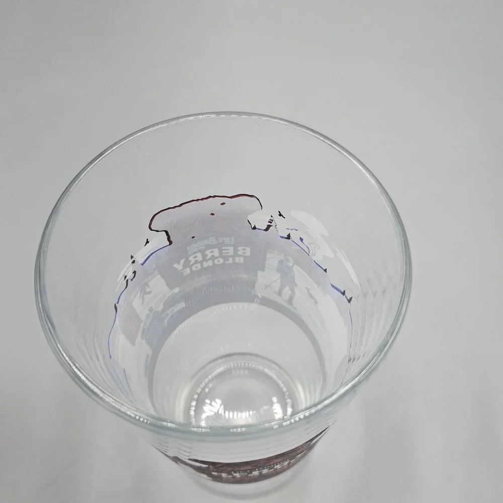 Lift Bridge Brewing Berry Blonde Ale Beer Glass Craft‎ Bear Winter Ski Scene